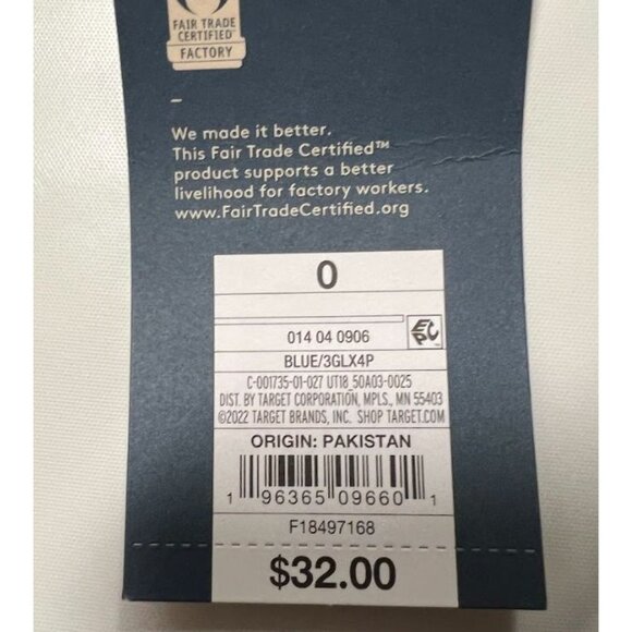 Universal Thread Women's High-Rise Skinny Patched Jeans Blue Denim 0 - Picture 8 of 8